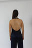 Margot Silk Top Navy