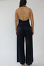 Camille Silk Pant Navy
